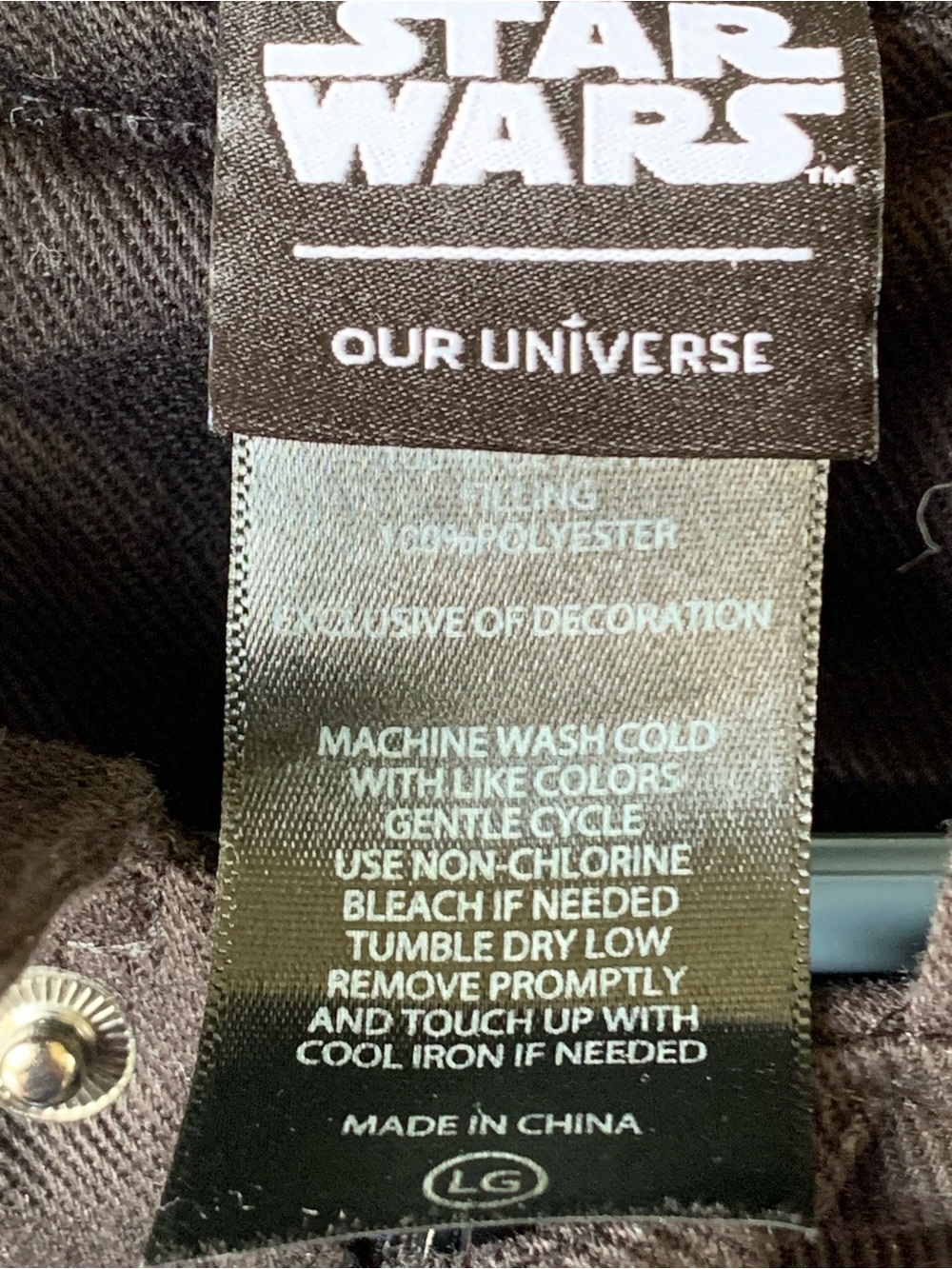 Star Wars Black Tatooine Podracing Jacket Boxlunch Exclusive Skywalker Large - Picture 6 of 8